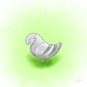 ハトノマロカリスのイラスト