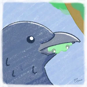 葉に擬態するアノマロカリス2のイラスト